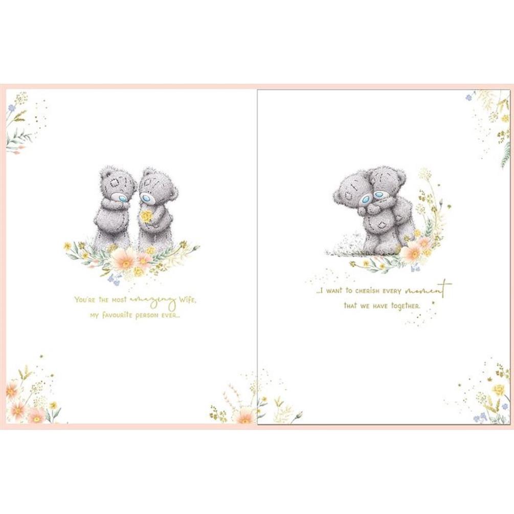 Beautiful Wife Me to You Bear Boxed Anniversary Card Extra Image 1